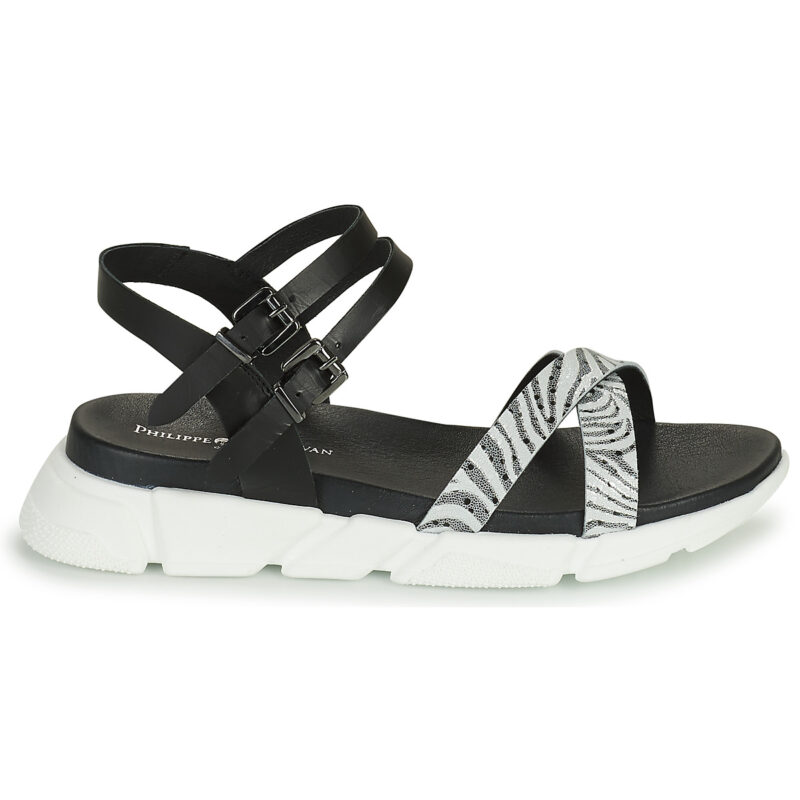Philippe Morvan KERALA V1 Schwarze Damen-Sandalen - Gr&ouml;&szlig;e 2