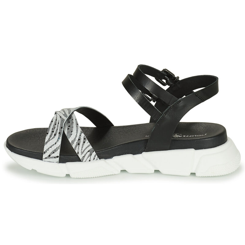 Philippe Morvan KERALA V1 Schwarze Damen-Sandalen - Gr&ouml;&szlig;e 4