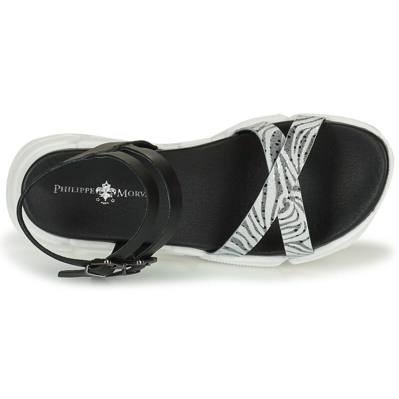 Philippe Morvan KERALA V1 Schwarze Damen-Sandalen - Gr&ouml;&szlig;e 6