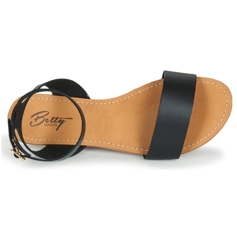 Betty London GIMY Negro Sandalias planas Mujer - 6