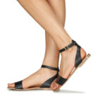 Betty London GIMY Negro Sandalias planas Mujer - 8