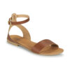 Betty London GIMY Sandalias planas Marr&oacute;n Mujer