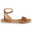 Betty London Sandalias bajas marr&oacute;ns para mujer GIMY - Talla 2