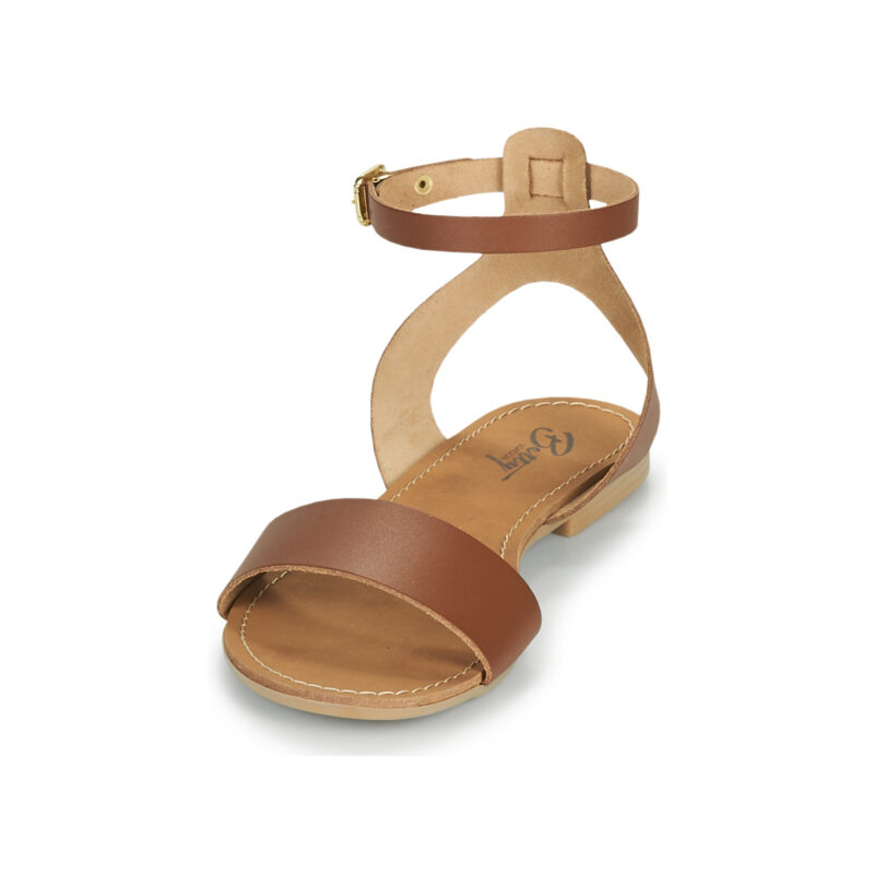 Betty London Sandalias bajas marr&oacute;ns para mujer GIMY - Talla 3