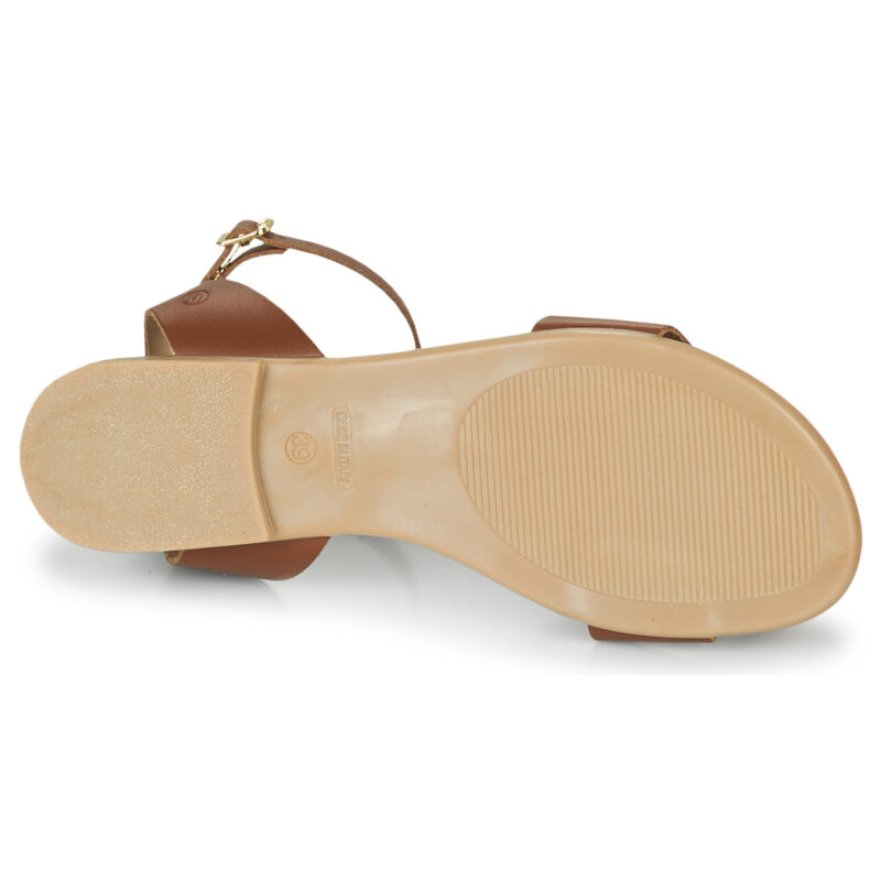 Betty London Sandalias bajas marr&oacute;ns para mujer GIMY - Talla 7