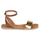 Betty London Sandalias bajas marr&oacute;ns para mujer GIMY - Talla 2