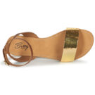 Betty London Sandalias bajas marr&oacute;ns para mujer GIMY - Talla 6