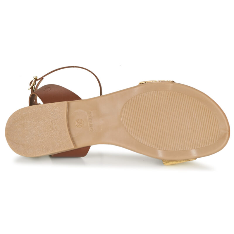 Betty London Sandalias bajas marr&oacute;ns para mujer GIMY - Talla 7