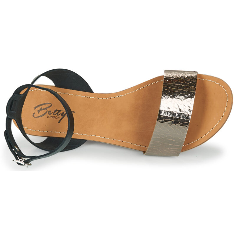 Betty London GIMY Negro Sandalias planas Mujer - 6