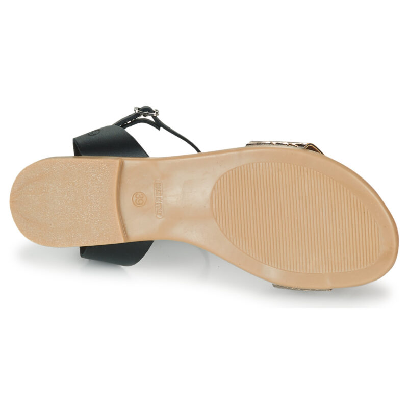Betty London GIMY Negro Sandalias planas Mujer - 7