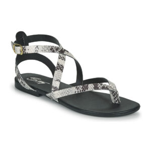 Betty London OPALACE Graue Damen-Sandalen mit Absatz