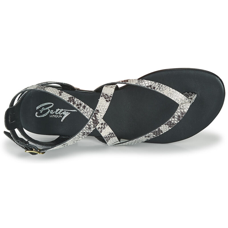 Betty London Sandalias de tac&oacute;n grises para mujer OPALACE - 6