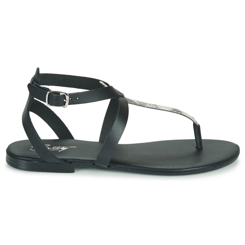 Betty London Sandalias bajas negras ORIOUL para mujer - 2