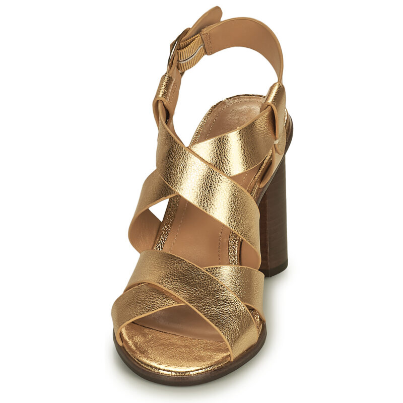 Maison Minelli THIYA Gold Sandale mit Absatz Damen - 3