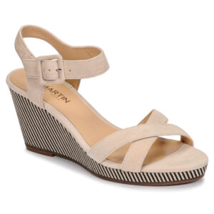 JB Martin QUERIDA Beige Sandali con zeppa Donna