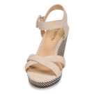 JB Martin QUERIDA Beige Sandali con zeppa Donna - 3