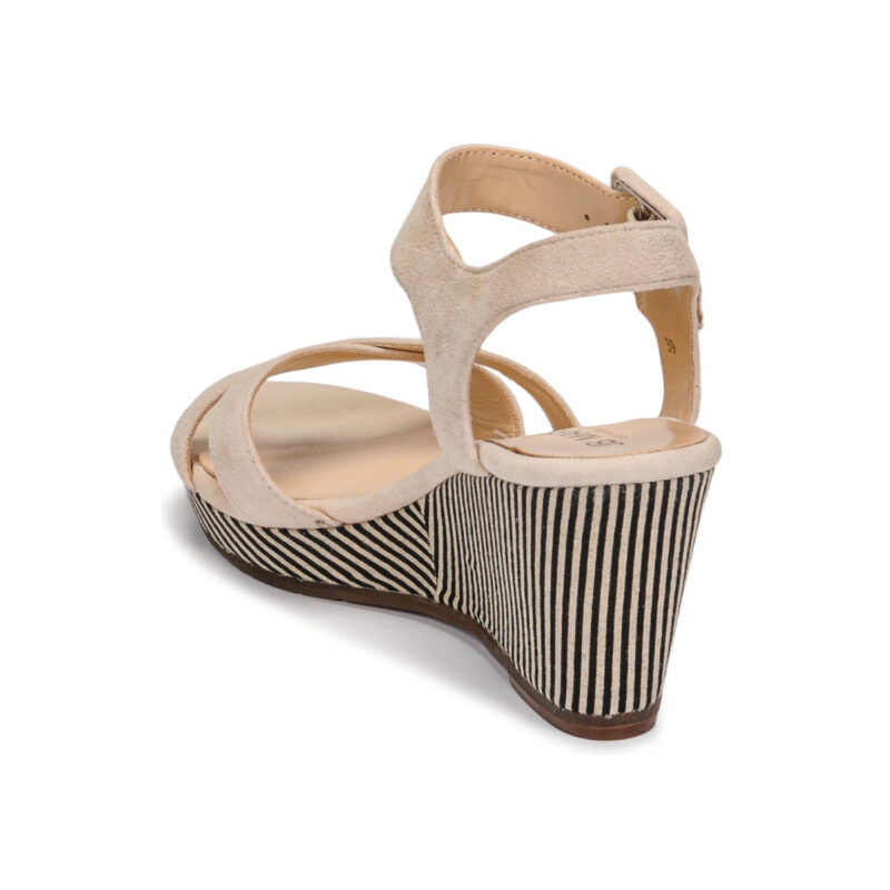 JB Martin QUERIDA Beige Sandali con zeppa Donna - 5