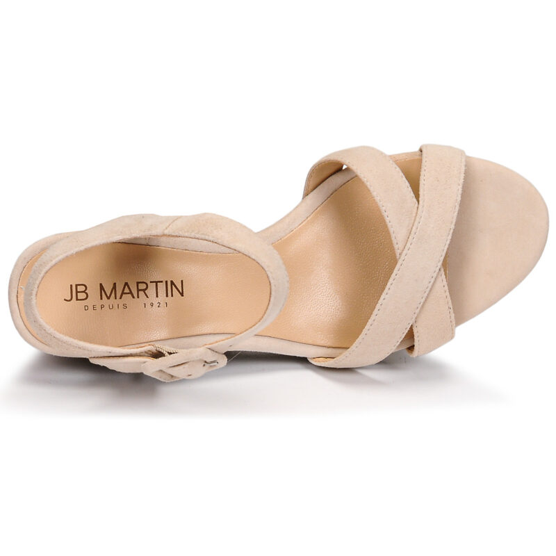 JB Martin QUERIDA Beige Sandali con zeppa Donna - 6