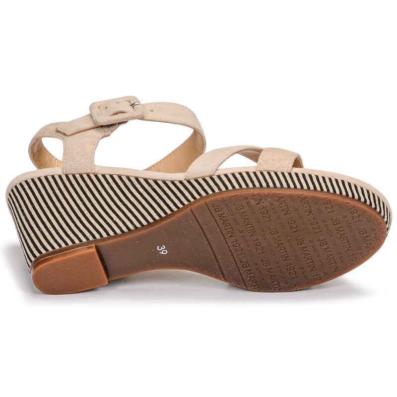 JB Martin QUERIDA Beige Sandali con zeppa Donna - 7