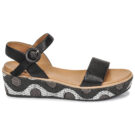 JB Martin CAT Nero Sandali con zeppa Donna - 2