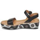 JB Martin CAT Nero Sandali con zeppa Donna - 4