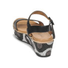 JB Martin CAT Nero Sandali con zeppa Donna - 5