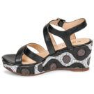 JB Martin DARELO Nero Sandali con zeppa Donna - 4