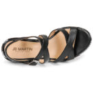 JB Martin DARELO Nero Sandali con zeppa Donna - 6