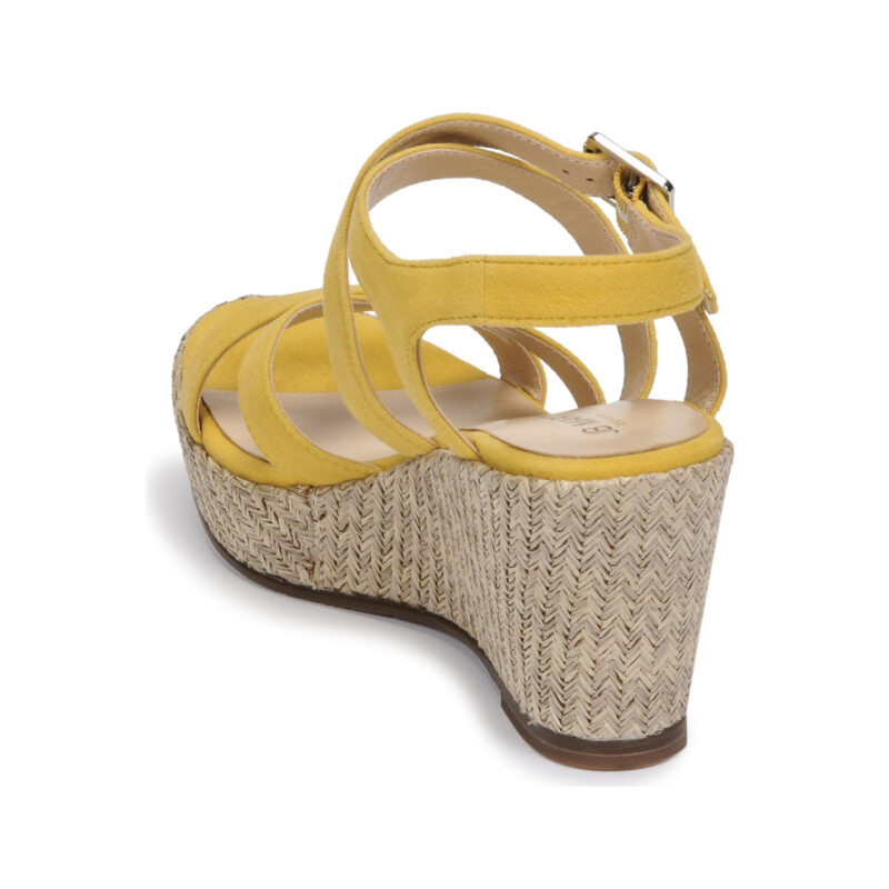 JB Martin DARELO Giallo Sandali con zeppa Donna - 5