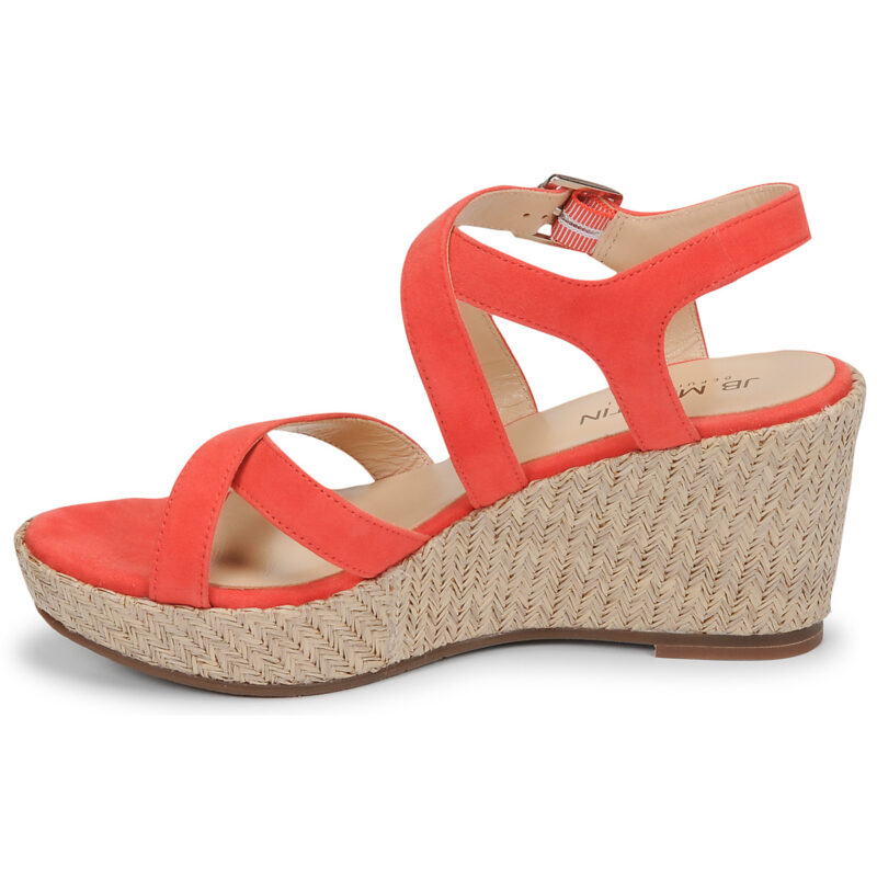 JB Martin DARELO Arancio Sandali con zeppa Donna - 4