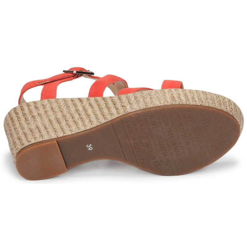 JB Martin DARELO Arancio Sandali con zeppa Donna - 7