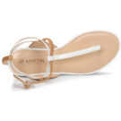 JB Martin GENIE Bianco Sandali bassi Donna - 6