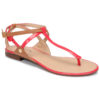 JB Martin GENIE Pink Flat Sandals Women