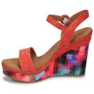 JB Martin LIVE Multicolor Women's Wedge Sandals - 4