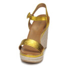 JB Martin LIVE Yellow Wedge Sandals Women - 3