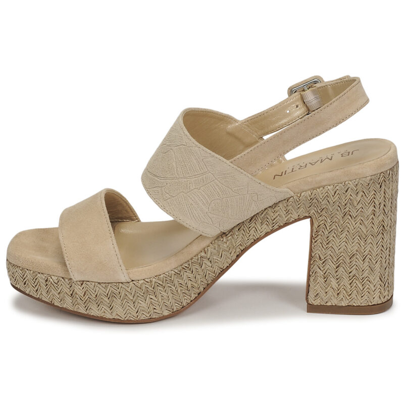 JB Martin XIAO Beige Sandali con tacco Donna - 4