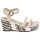 JB Martin DORKA Bianco Sandali con zeppa Donna - 2