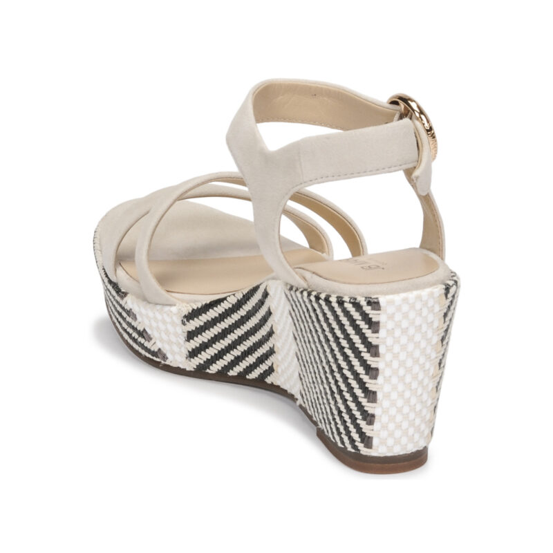 JB Martin DORKA Bianco Sandali con zeppa Donna - 5