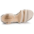 JB Martin DORKA Bianco Sandali con zeppa Donna - 6