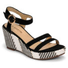JB Martin DORKA Nero Sandali con zeppa Donna - 1