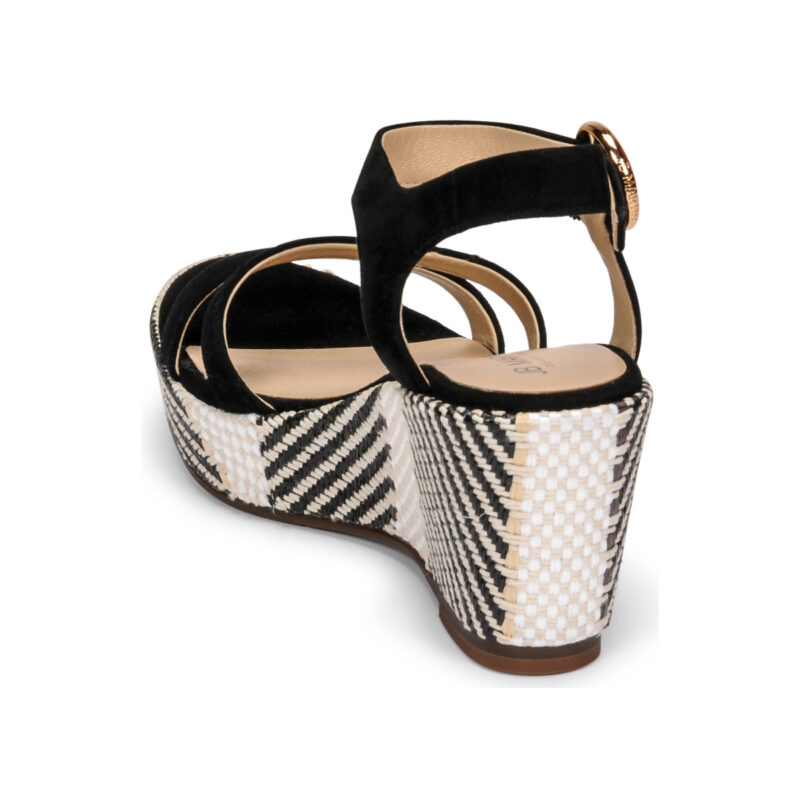 JB Martin DORKA Nero Sandali con zeppa Donna - 5