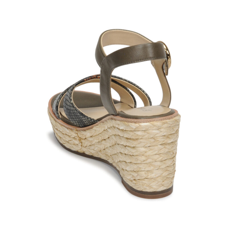 JB Martin EMEA Kaki Sandali con zeppa Donna - 5