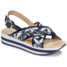 JB Martin ILANG Blu Sandali con zeppa Donna - 1