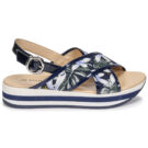 JB Martin ILANG Blu Sandali con zeppa Donna - 2