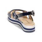 JB Martin ILANG Blu Sandali con zeppa Donna - 5