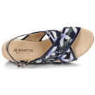 JB Martin ILANG Blu Sandali con zeppa Donna - 6