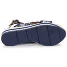 JB Martin ILANG Blu Sandali con zeppa Donna - 7