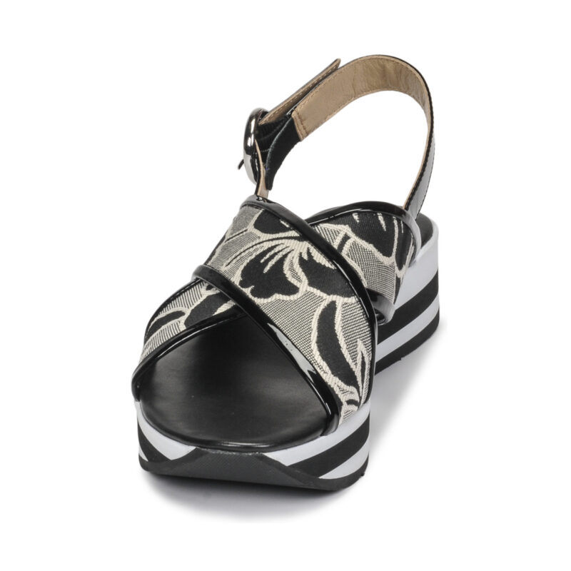 JB Martin ILANG Nero Sandali con zeppa Donna - 3