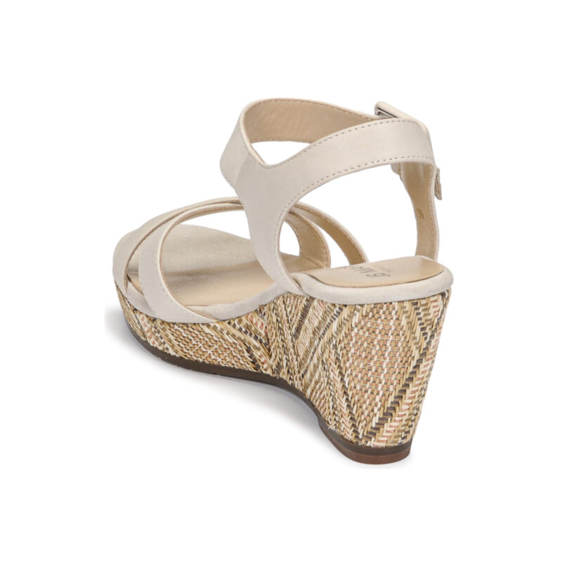 JB Martin QUERIDA Bianco Sandali con zeppa Donna - 5