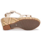 JB Martin QUERIDA Bianco Sandali con zeppa Donna - 7